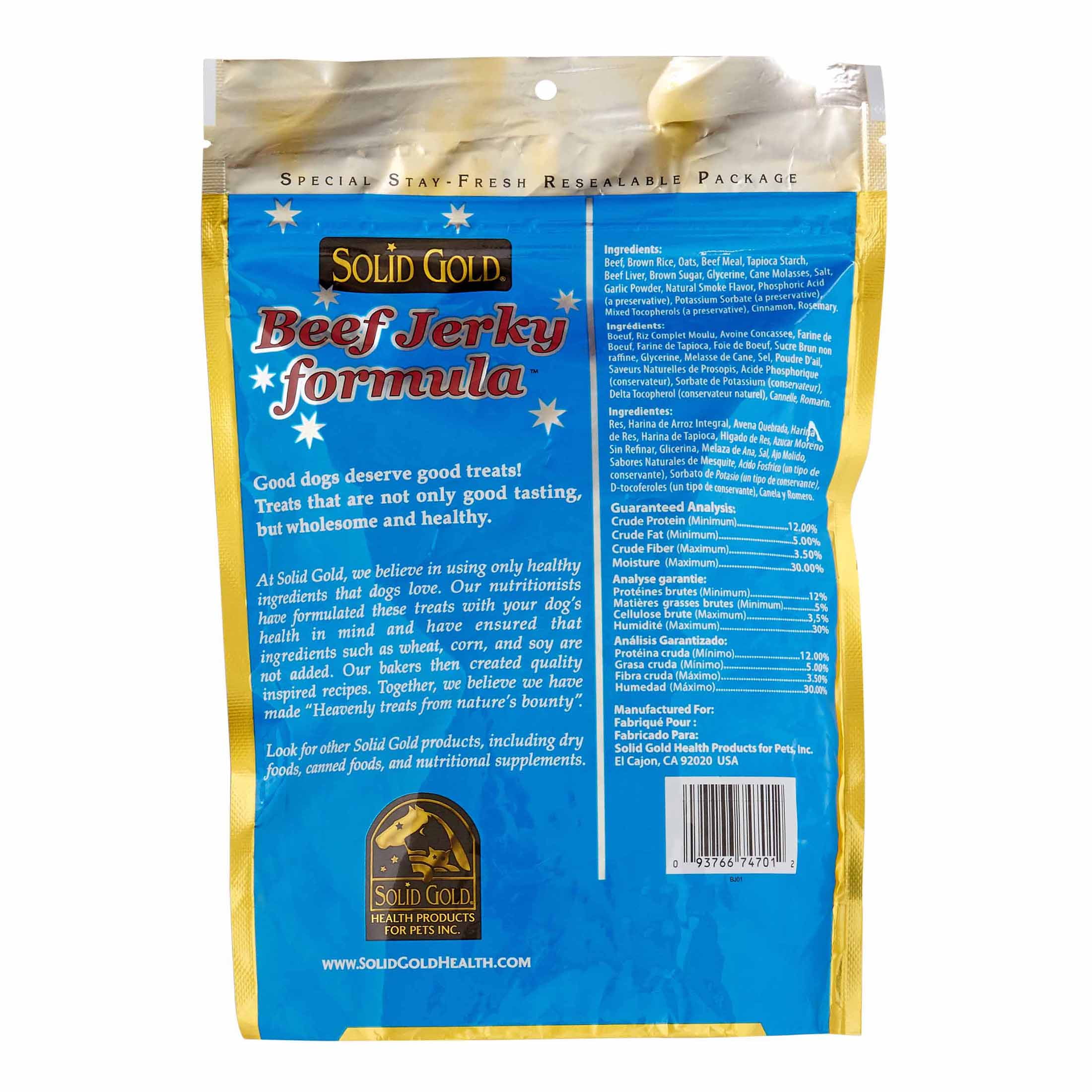 solid gold beef dog food