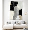 thumbnail image 3 of Giant Art 72x48 Jet Black II Fine Art Giant Canvas Print in Multi-Color, 3 of 3