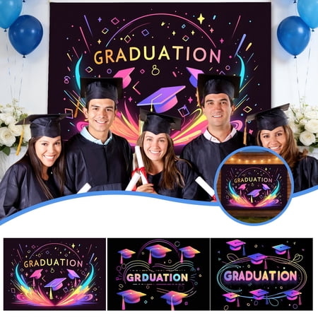 Novamily 190x83in Graduation Season Banner – Class of 2026 Personalized Graduation Banner,Celebrating In Your Life Making Every Moment Filled With LaughterSharing Joy And Blessings (A)