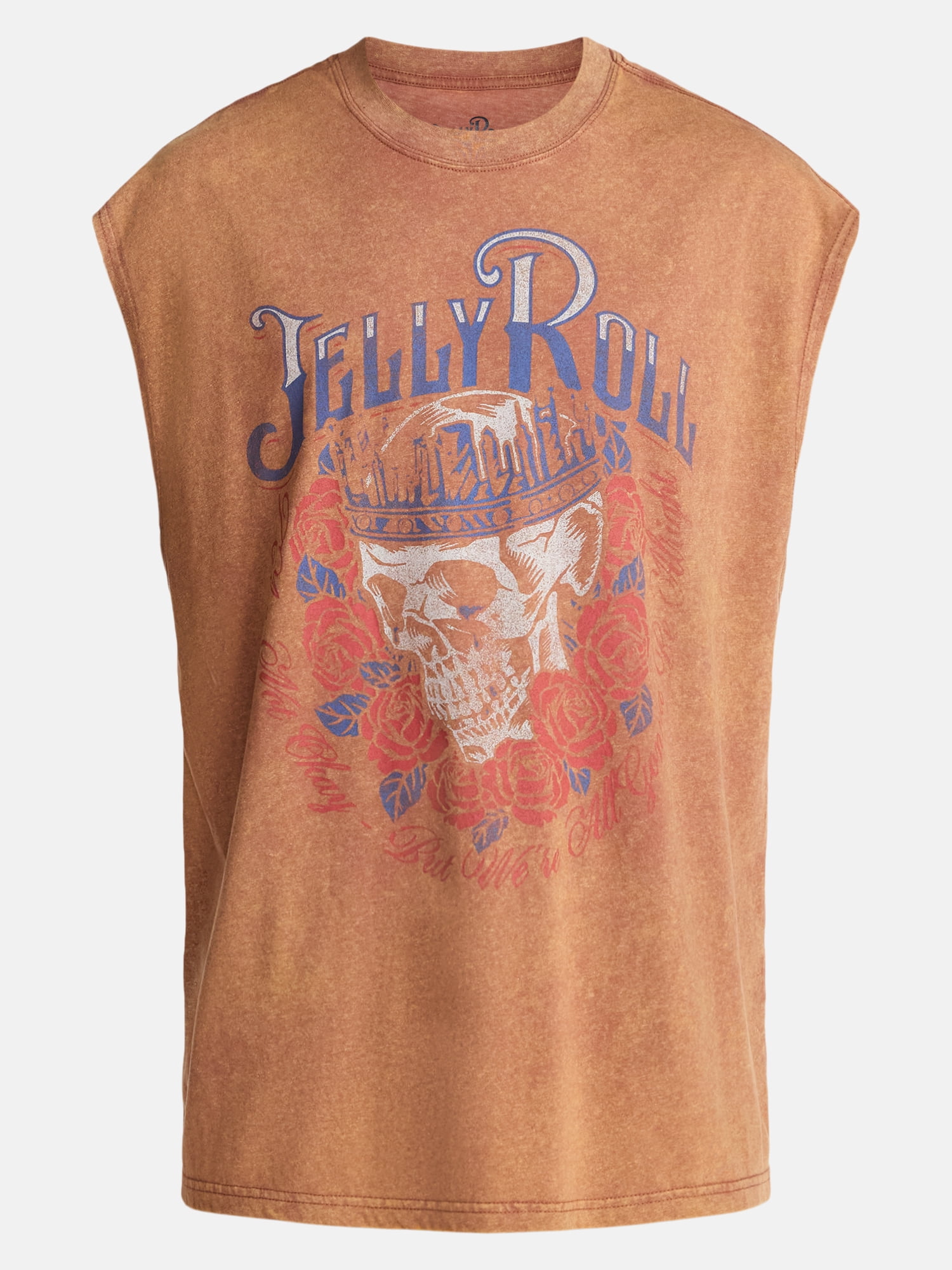 Jelly Roll Men's and Big Men's Muscle Tank Top, Sizes XS-5XL