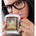 thumbnail image 2 of 3drose, Tree of Lights Season S Greetings, 15oz Two-tone Red Mug, 2 of 6