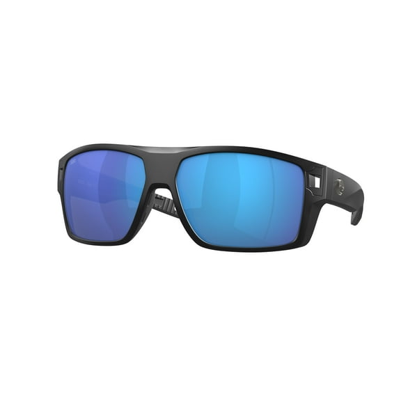 Costa Del Mar Diego Polarized Blue Mirror 580G Rectangular Sunglasses DGO 11 OBMGLP