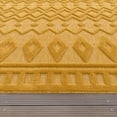 thumbnail image 3 of Paco Home Indoor & Outdoor Rug with Geometric Pattern in Yellow - 2' x 3'3" (2'x3'), 3 of 5