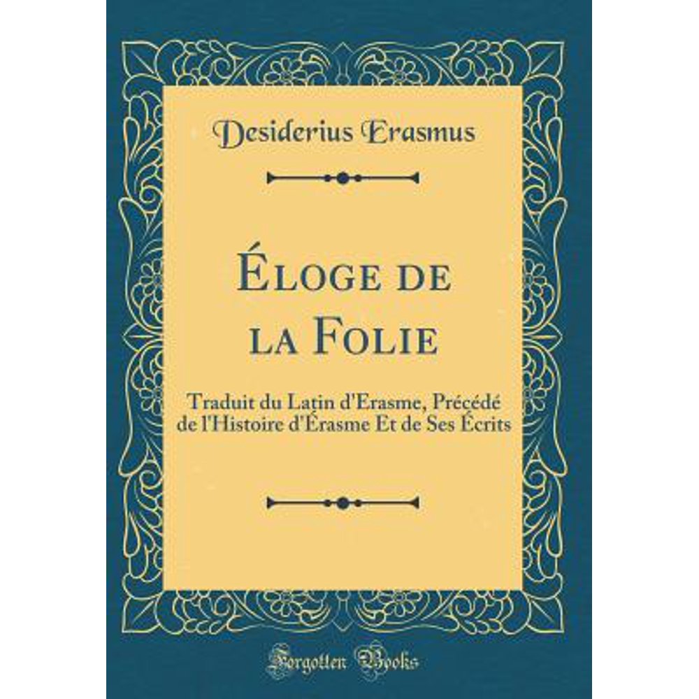 Fit L'éloge De La Folie Mots Fléchés