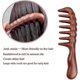 thumbnail image 4 of Wide Tooth Comb Natural Wooden Hair Comb Sandalwood Comb Massage Comb Hair Comb for Men Hair Styler and Ladies, 4 of 4