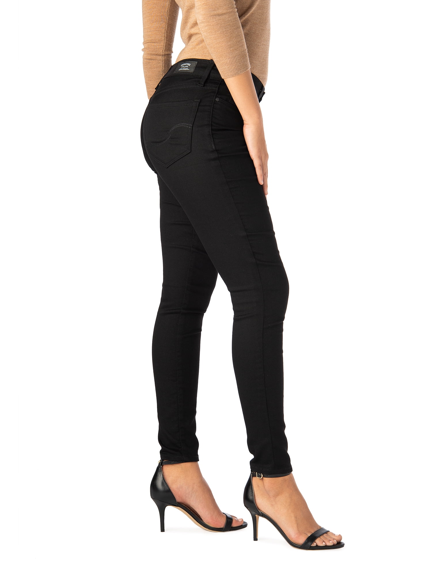 levi signature low rise jeggings black