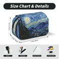 thumbnail image 5 of Hirioo The Starry Night for Large Grid Mesh Pencil Case with Zipper Stationery Organizer Case, 5 of 7
