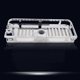 thumbnail image 5 of 285*40mm ABS Bathroom Tray Stand Lifting Rod Removable Hanging Pole Shower Basket Tidy Storage Shelf Organiser Tray Rack, 5 of 11