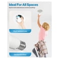 thumbnail image 4 of Sunco 10 Pack BR20 LED Bulb Dimmable, Small Recessed Lighting Bulbs, R20 Mini Flood Light Indoor, LM, 7W (50W Equivalent), 6000K Daylight Deluxe, E26 Base, Can Light for Home, Kitchen, Bedroom UL, 4 of 7