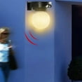 thumbnail image 5 of Solar Powered Motion Sensor Wall Light | Warm White Led Outdoor Security Lamp | Ip65 Waterproof for Garden, Garage, Pathway | 4M Detection Range | Auto On/Off | Easy Installation (1 Pack), 5 of 6