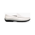 thumbnail image 2 of Stacy Adams Conroy Moc Toe Perf Slip-On Casual Shoes White 25702-100, 2 of 7