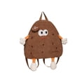 thumbnail image 1 of Mochila Cookie con correa ajustable para el hombro, bolso de hombro portátil de pana, mochila de día Marrón, 1 of 9