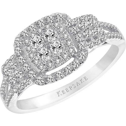keepsake harmony 14 carat diamond engagement ring in sterling silver walmartcom - Wedding Rings From Walmart keepsake harmony 14 carat diamond engagement ring in sterling silver walmartcom - Wedding Rings From Walmart
