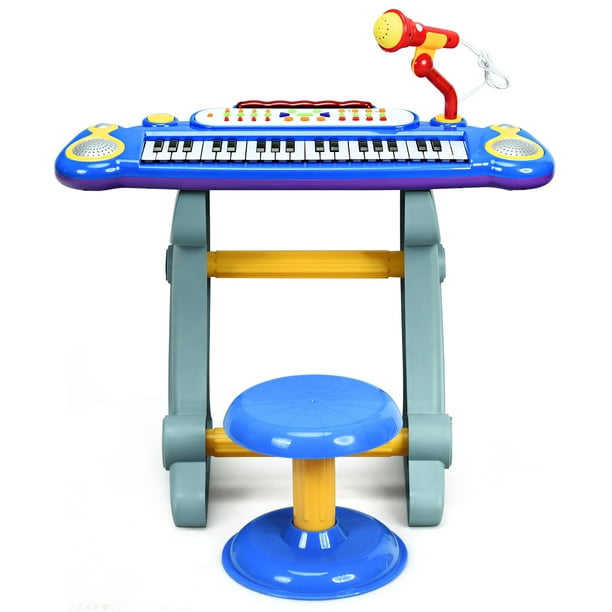 Topbuy 37 Keys Kids Piano Electronic Keyboard Musical Piano Toy with ...