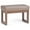 Ash Blonde, variant on Pemberly Row Modern 26" Faux Leather Entryway Bench in Dark Brown