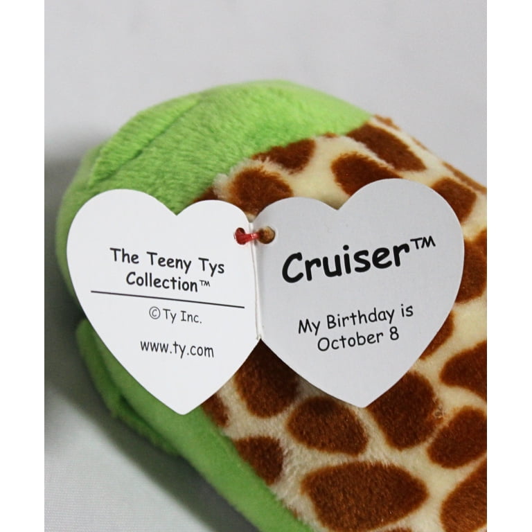 Ty Beanie Baby - Cruiser Turtle, Teeny Tys 4 inch Stuffed Animal