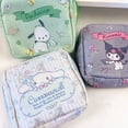 thumbnail image 2 of Servilleta sanitaria Kawaii Sanrio Pochacco, almacenamiento con cremallera para niña, estuche sanitario de período fisiológico para estudiantes, bolsa portátil para artículos pequeños, 2 of 4