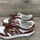 thumbnail image 5 of New Balance 480 Leather Lifestyle Sneakers Men's Size 6.5 White Brown BB480LHB, 5 of 6