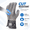 Left Hand (1pcs), variant on ANSI A9 Cut Resistant Glove Food Grade, Stainless Steel Mesh Metal Knife Cutting Glove for Butcher Meat Cutting, Oyster Shucking Kitchen, Mandoline Chef Slicing, Fish Fillet, Mechanical Work, Garden