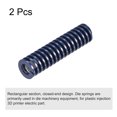 thumbnail image 3 of Unique Bargains Die Spring 2 Pack 20mm OD 75mm Long Spiral Stamping Light Load Compression Die Springs, Blue, 3 of 5