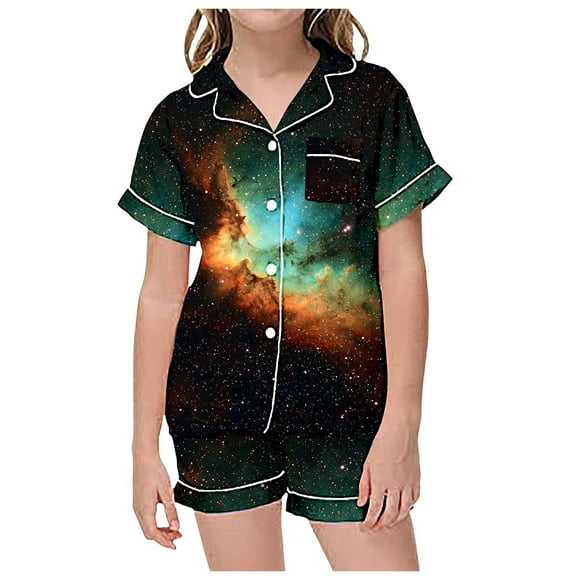 Luvoko Child Pajamas Baby Boy Christmas Outfit Girl 2t Pajamas Baby Pajamas 18 Months Girl Night Clothes Toddler Nightgowns Girls Matching Pajamas Clothes Children Cute Clothes for Girls Big Girls