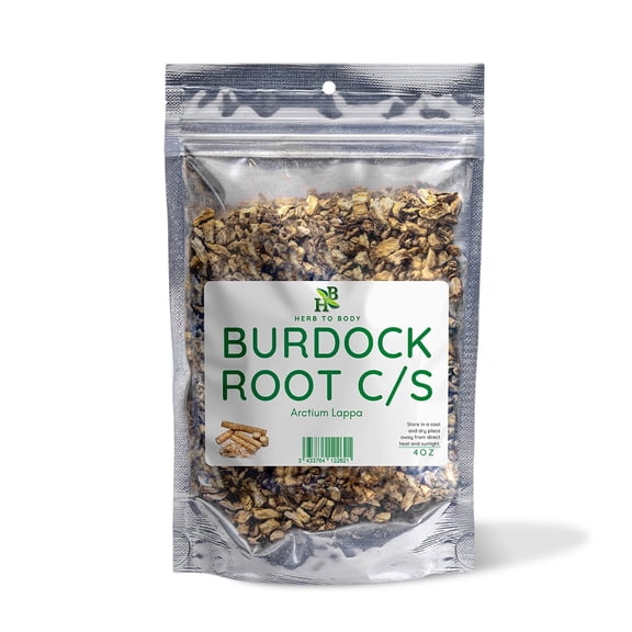 Herb To Body Burdock Root C/S (Cut & Sifted) | Arctium Lappa | Wildcrafted | 4oz