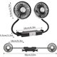 thumbnail image 4 of Ventilador de manguera de doble cabezal, accesorios de ventilador de refrigeración automático, fácil de instalar, ventilador de asiento de 3, 4 of 8