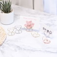 thumbnail image 5 of Table Number Holders 40mm Tall 35mm Base Width Mini Heart Golden, 12 Pieces, 5 of 5