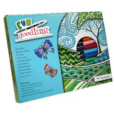 - Tombow Dual Brush Pen Art Markers, Doodling Kit, Assorted Pack