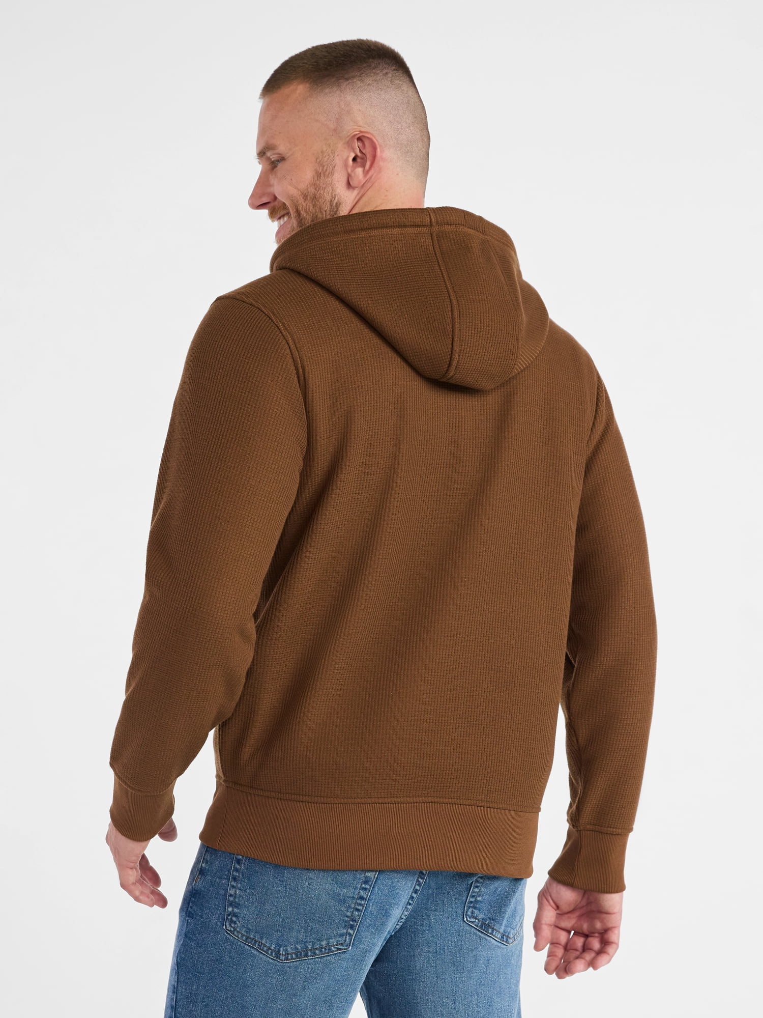 George Men's High Pile Fleece Thermal Hoodie, Sizes S-3XL