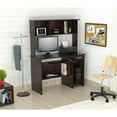 thumbnail image 2 of Inval Bureau d'Ordinateur America Espresso avec Hutch, 2 of 6