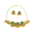 thumbnail image 2 of Conjunto de Joyería Salvador Collar Pendiente Retro Verde, 2 of 10