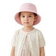 thumbnail image 4 of LRen Toddler Girl Tea Party Hats Kids Sun Hat with UPF 50+ Wide Brim Design for Outdoor Summer Beach Activities and Play Light Pink, 4 of 5