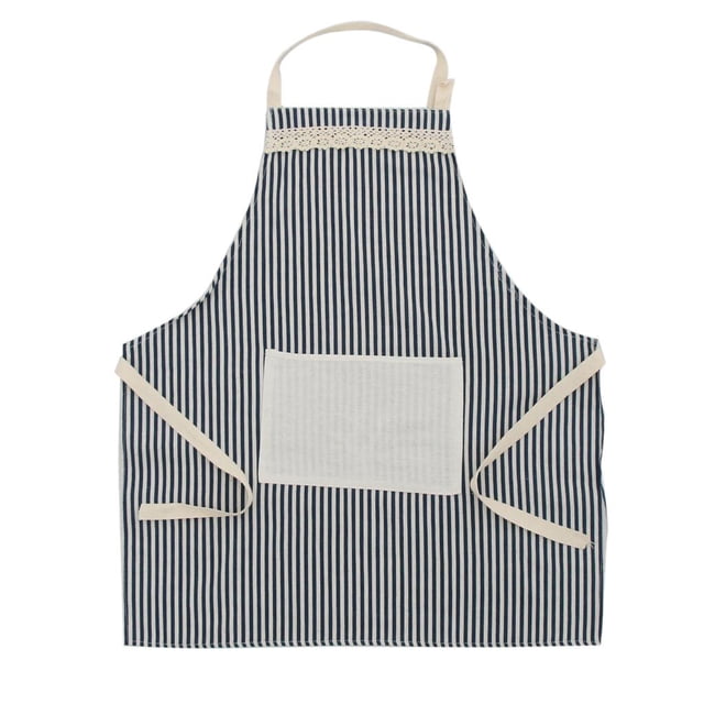 Cocina Delantal Babero Algodon Lino , Azul, 723x590mm Yotijar Delantal de cocina de cocina casera