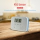 thumbnail image 3 of Pastillero electrónico con alarma y pantalla LCD, 6 compartimentos, recordatorio digital, mini pastillero portátil para exteriores con alarma., 3 of 6