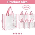 thumbnail image 2 of Bolsa Eccliy, 30 unidades, PVC transparente, 30 x 30 x 15 cm, color rosa, 2 of 7