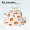 thumbnail image 3 of Cauagu Mushrooms for Unisex Bucket Hat,Outdoor Summer Beach Fishing Sun Hat Hot Summer Reflective Bucket Hat Fun Outdoor Vacation Hat for Men and Women, 3 of 6