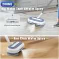 thumbnail image 6 of Electric Mops for Floor Cleaning - Cordless Spin Mop with LED Headlight Water Spray, 200ml Water Tank - Rechargeable Floor Scrubber for Hardwood Tile Floors, 6 of 6