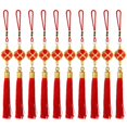 thumbnail image 3 of Chinese Style New Year Pendant with Red Tassel Decor for Wall Hanging Festive Supplies Indoors Outdoors 2023, 3 of 4