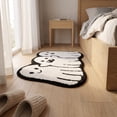 thumbnail image 4 of Halloween Ghost Shaped Bath Mat, Super Absorbent Bathroom Rug, Non-slip Quick-drying Shower Floor Pad, Soft Comfortable Foot Mat, Spooky Festival Home Bathroom Decor Carpet (19.69*31.50in), 4 of 6