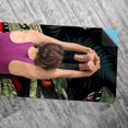 thumbnail image 5 of Crocodile Hot Yoga Towel with Storage Bag, 72.8"x26.8", Ideal for Yoga, Pilates, Fitness - Yoga Towels and Blankets, 5 of 6
