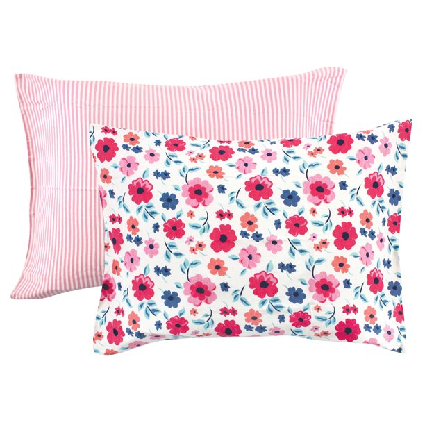 Touched by Nature Organic Cotton Toddler Pillowcase, Garden Floral, One