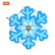 thumbnail image 2 of 25 uds., broche luminoso LED con tema navideño de Año Nuevo, insignia, recuerdos de fiesta, decoración DIY, copo de nieve azul, 2 of 5