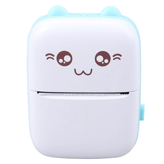 Yajisi Portable Thermal Printer, Mini Wireless Pocket Printer for Photos, Labels & Study Notes, 1000mAh Rechargeable Battery, 4.72 x 3.54 x 1.97 in