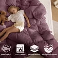 thumbnail image 4 of Superior Solid Comforter Down Alternative Bedding, Twin, Mauve, 4 of 9