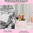 thumbnail image 7 of Desk Organizers and Accessories, 10 Pcs Set with 360-Degree Rotating Pen Holder, Tape Dispenser, Stapler, Staple Remover, 1000 Staples, Tape, Clips Set, Ruler, Scissor, Pen, 7 of 7