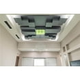 thumbnail image 4 of BUILDMART - 18" Linear Slot Diffuser - 2 Slot - Double Slot - Black Decorative Aluminum Air Vent - Heating and Cooling Modern AC Vent Cover for Ceiling, Walls & Floors - Texas Buildmart, 4 of 6