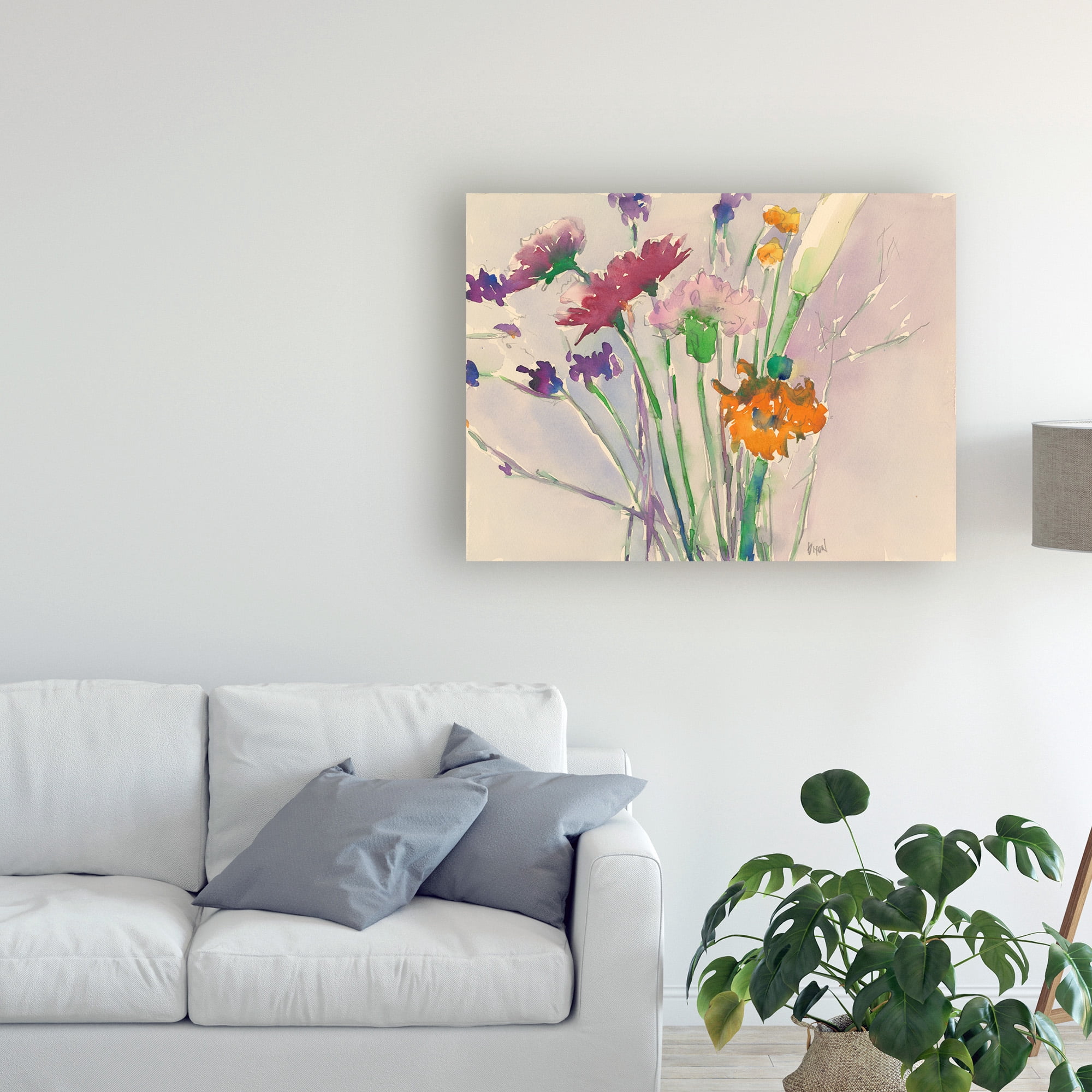 Trademark Fine Art 'Wild Flower Cuttings' Canvas Art by Samuel Dixon