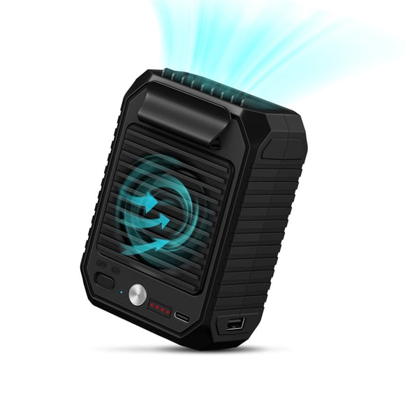 Ventilador con clip para cintura CIVPOWER 10000 mAh Portátil 3 Velocidades