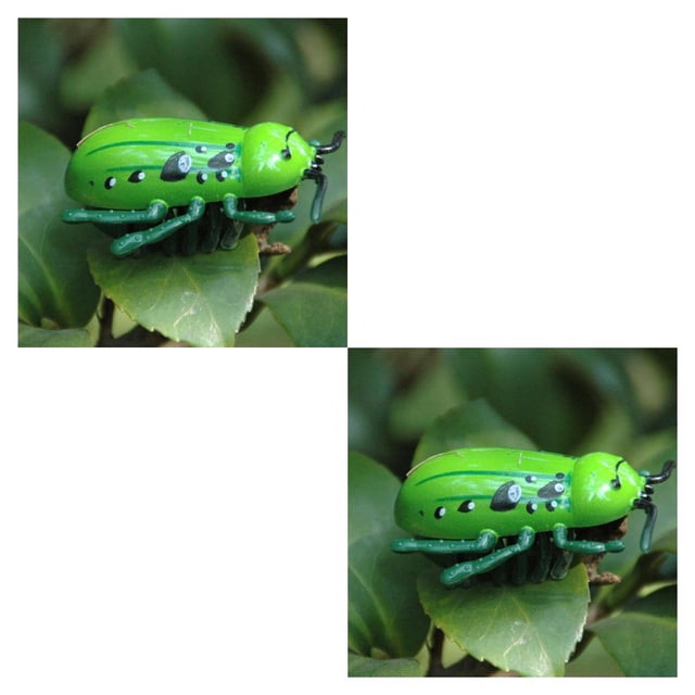Juguetes a Modelo de animales electrónicos Vogacara para niños 2Conjunto Verde